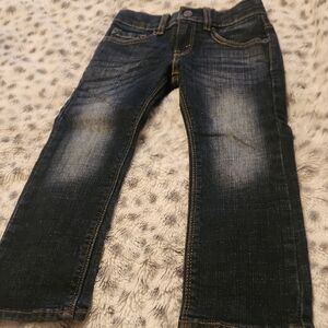 Levi's Blue Straight Jeans with Vintage Fading